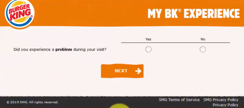 Burger King Survey Questions – MYBKExperience